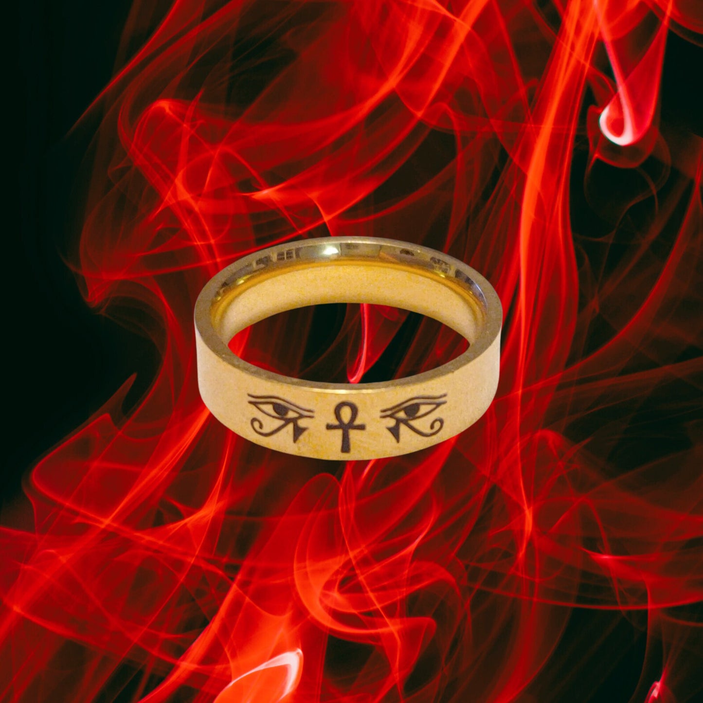 Anneau De Ankh Pouvoirs Divins, Dons Psychiques Et Spirituelles, Énergie Illimitée, Talisman De Force Et Protection