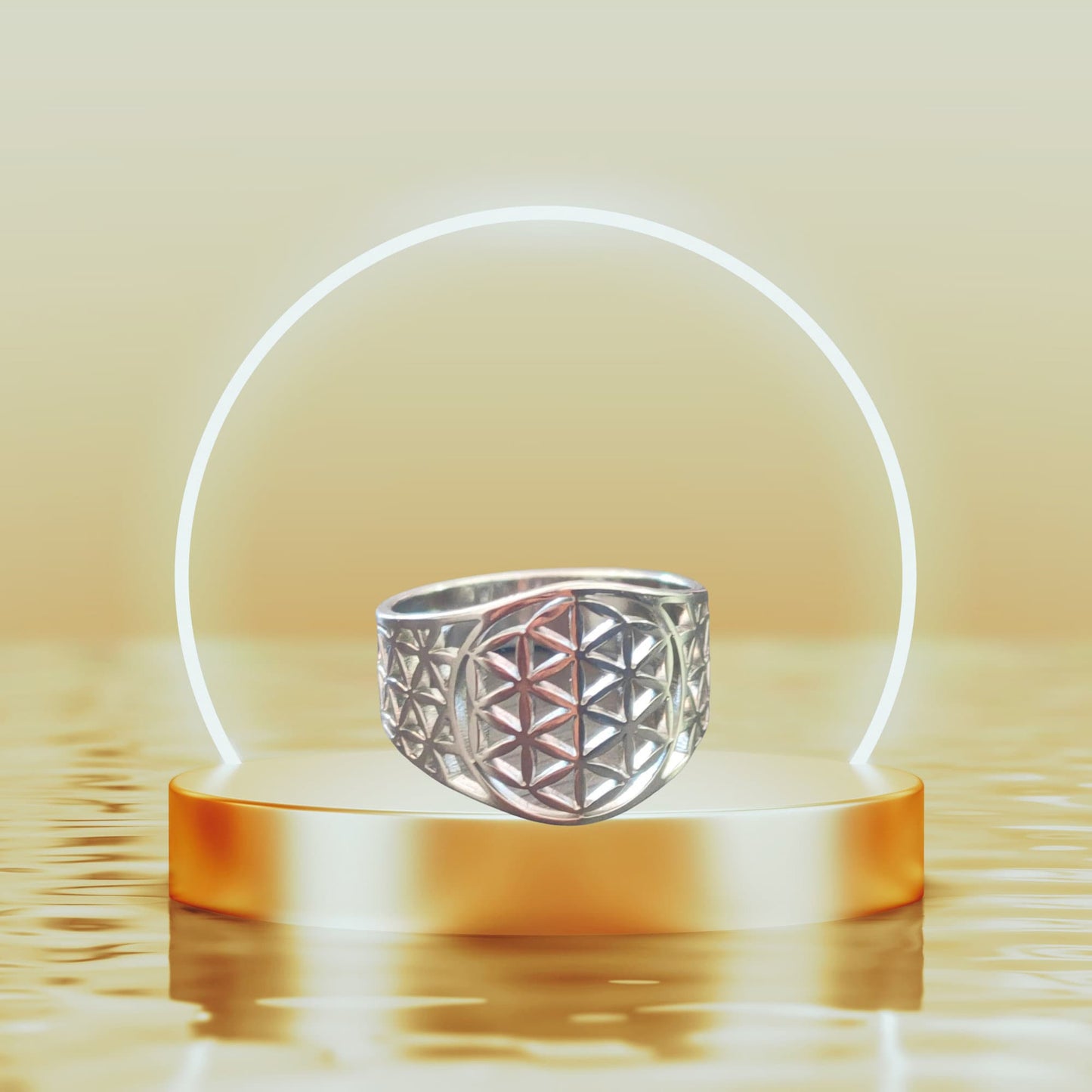 Ring für positive Gedanken, Entfernung von Negativität, Ritualring, magischer Talisman.