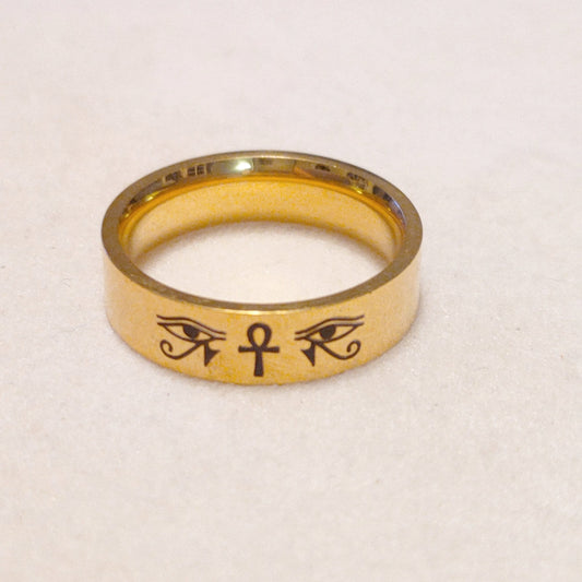 Anneau De Ankh Pouvoirs Divins, Dons Psychiques Et Spirituelles, Énergie Illimitée, Talisman De Force Et Protection