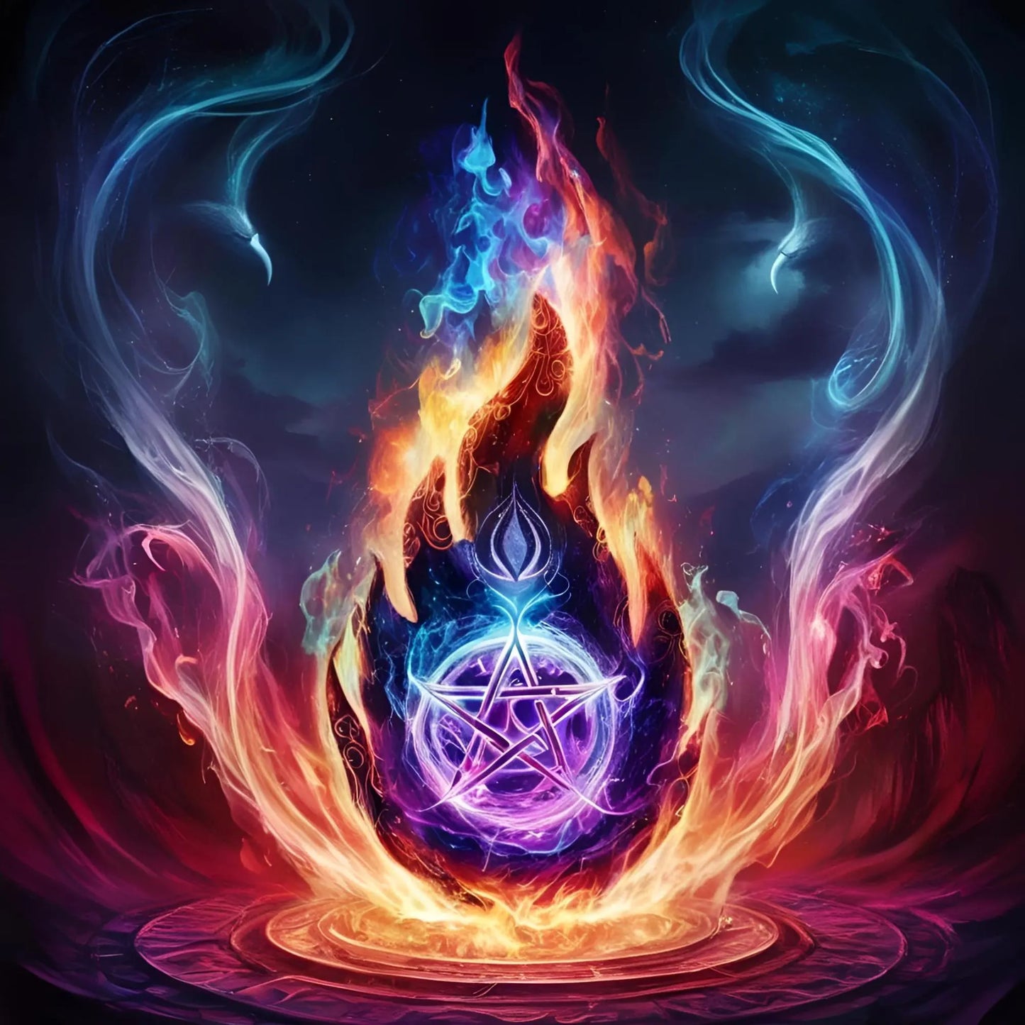 Rituel puissant de magie divine, travail occulte sacré réalisé à distance pour transformation spirituelle profonde